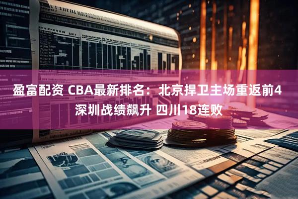 盈富配资 CBA最新排名：北京捍卫主场重返前4 深圳战绩飙升 四川18连败